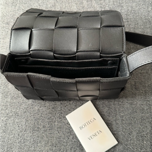 Bottega Veneta Small Cassette Intreccio Leather Crossbody - Picture 5 of 9